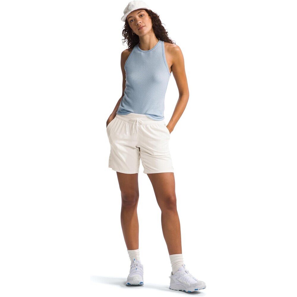 The North Face Aphrodite Motion Bermuda Shorts Women's XS White Stretch RED1064